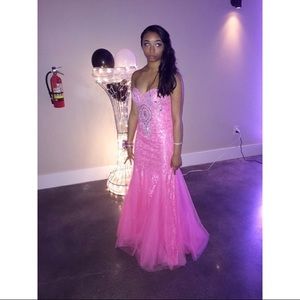 PINK PROM DRESS